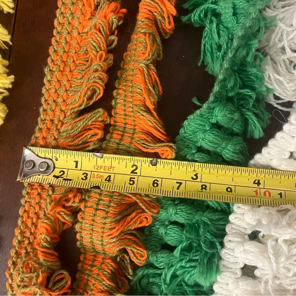 Lot of 6 Vintage Woven Trim Pieces Sewing Supplies Craft